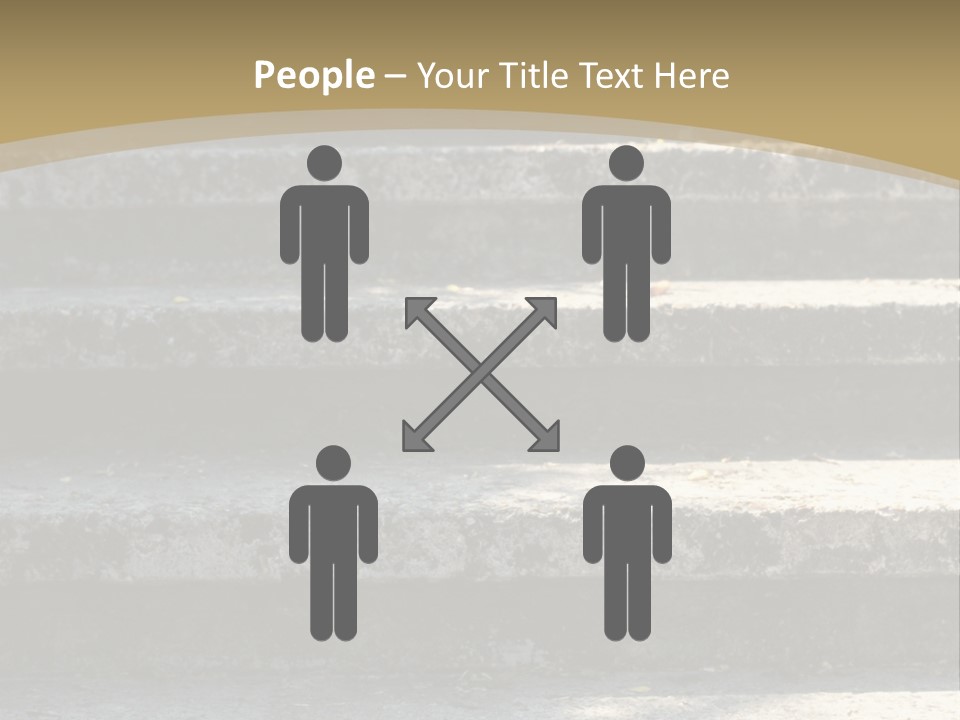 Outdoors Structure Stairs PowerPoint Template