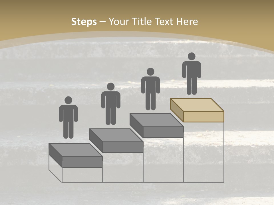 Outdoors Structure Stairs PowerPoint Template
