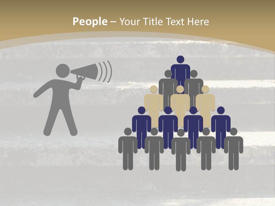 Outdoors Structure Stairs PowerPoint Template