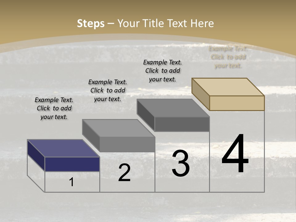 Outdoors Structure Stairs PowerPoint Template
