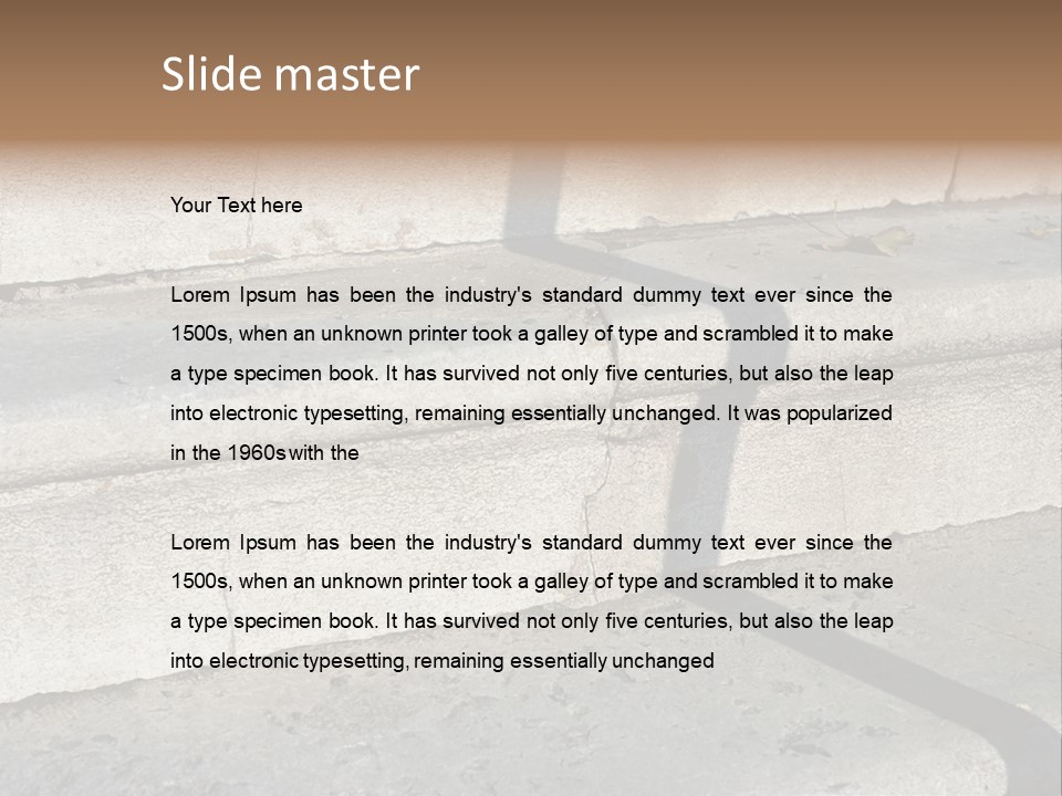 Stair Stairs Stairways PowerPoint Template