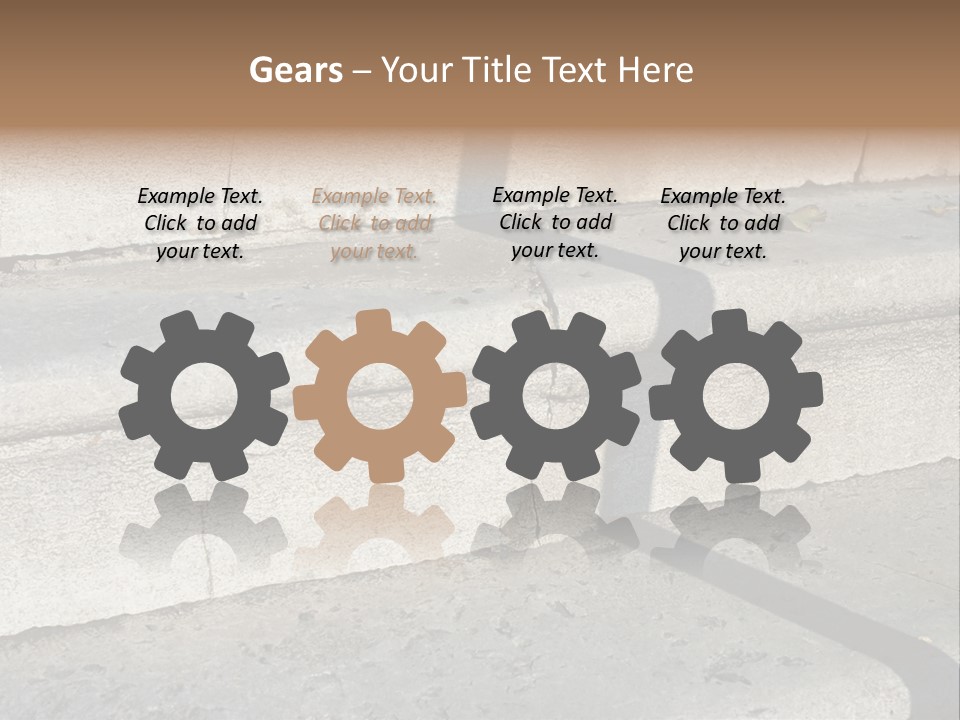 Stair Stairs Stairways PowerPoint Template