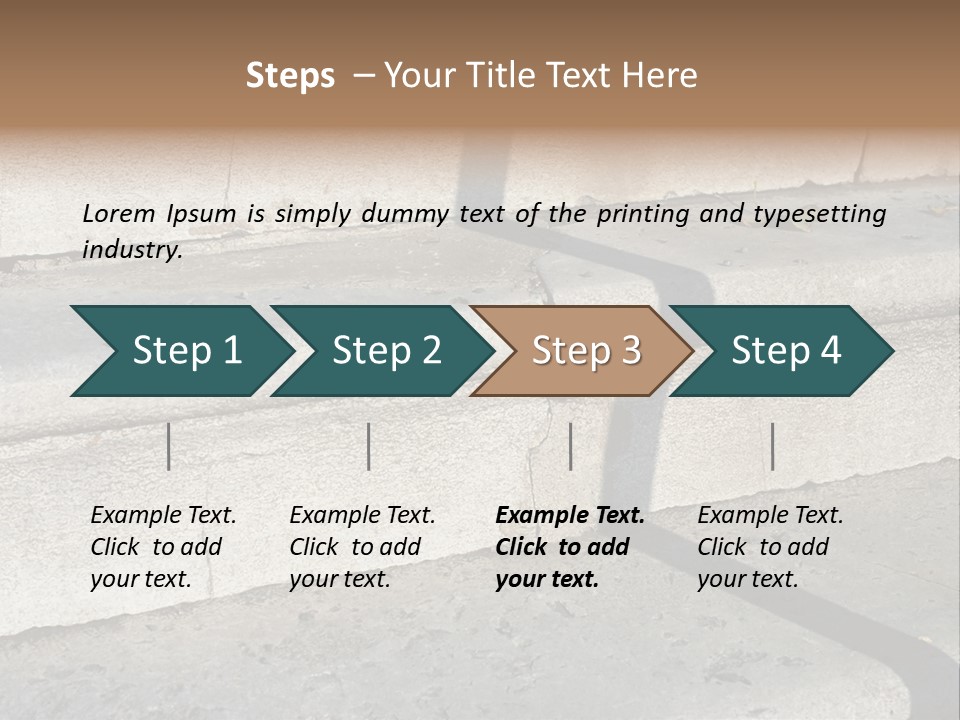 Stair Stairs Stairways PowerPoint Template