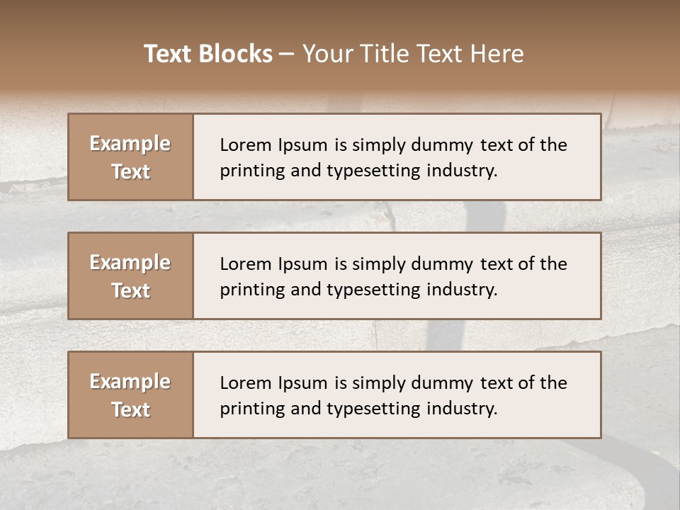 Stair Stairs Stairways PowerPoint Template