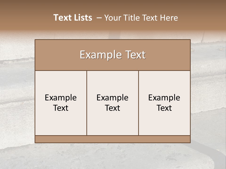 Stair Stairs Stairways PowerPoint Template