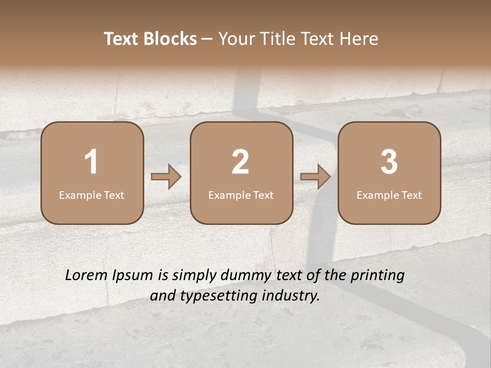 Stair Stairs Stairways PowerPoint Template