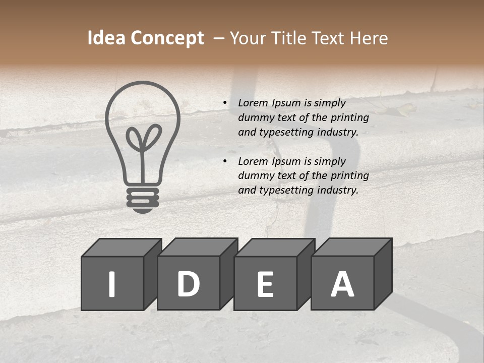 Stair Stairs Stairways PowerPoint Template