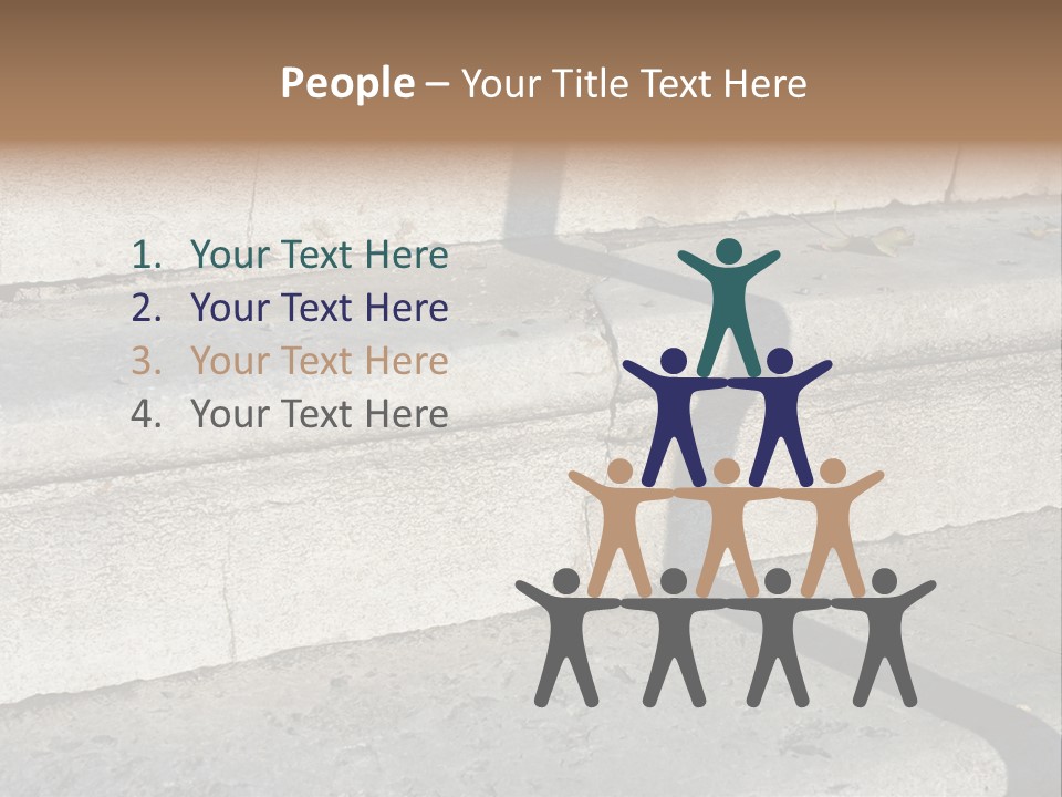 Stair Stairs Stairways PowerPoint Template