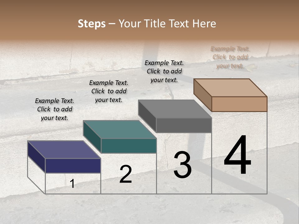 Stair Stairs Stairways PowerPoint Template