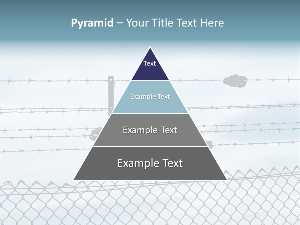 Wire Fences Barbed Wire PowerPoint Template