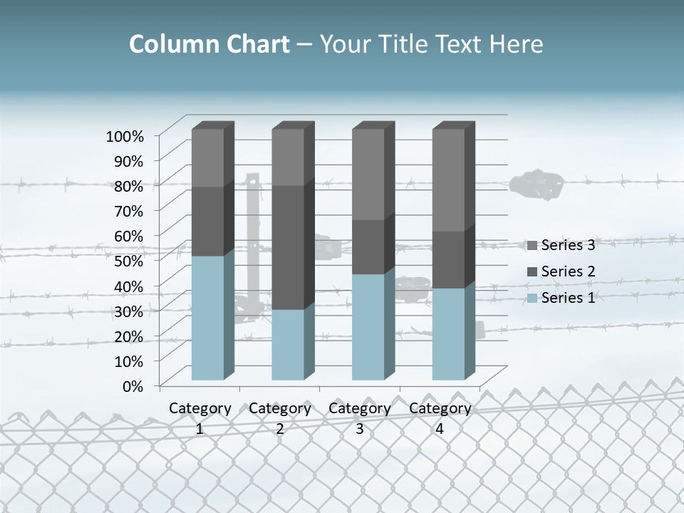 Wire Fences Barbed Wire PowerPoint Template