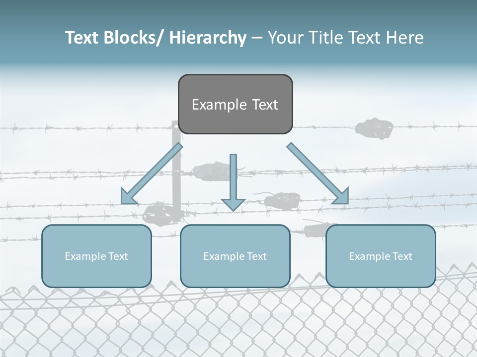 Wire Fences Barbed Wire PowerPoint Template