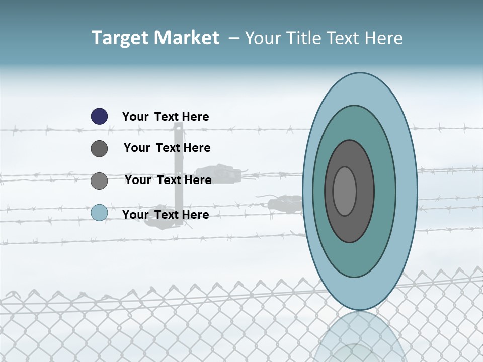 Wire Fences Barbed Wire PowerPoint Template