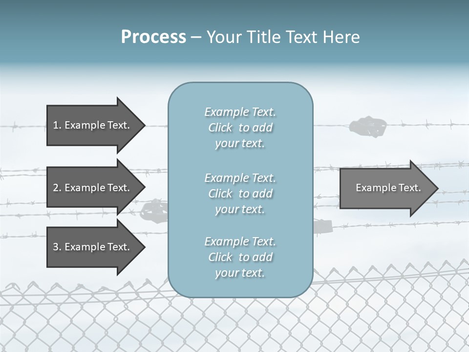 Wire Fences Barbed Wire PowerPoint Template
