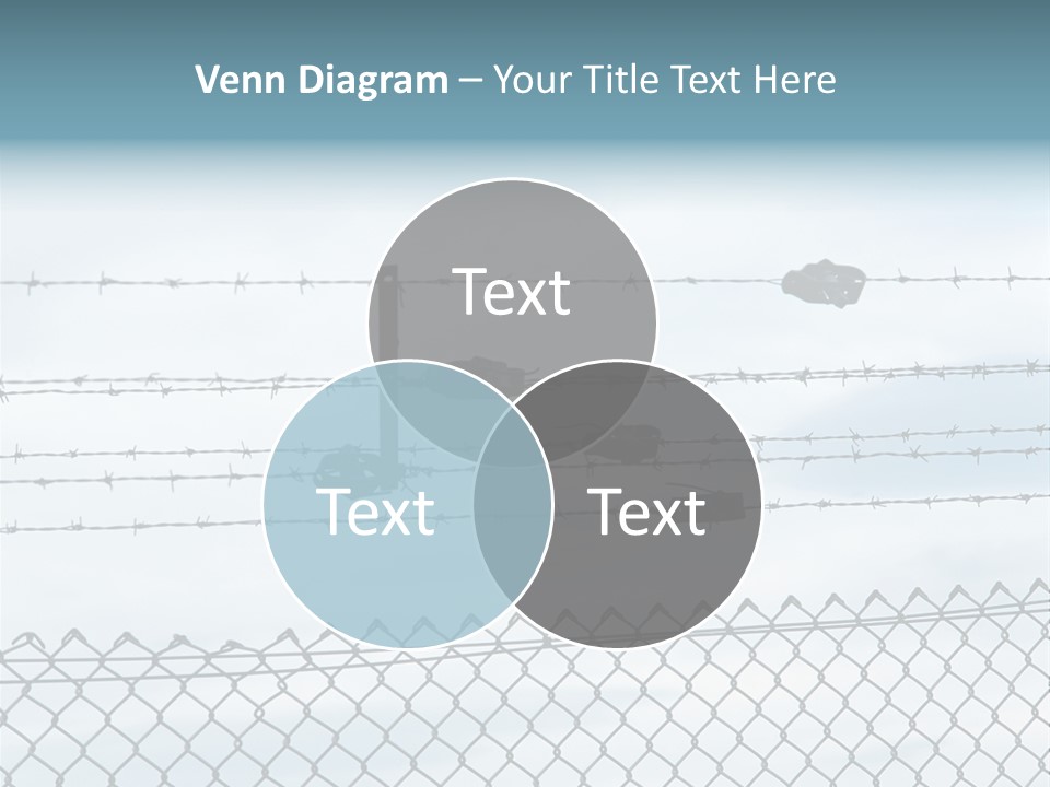 Wire Fences Barbed Wire PowerPoint Template