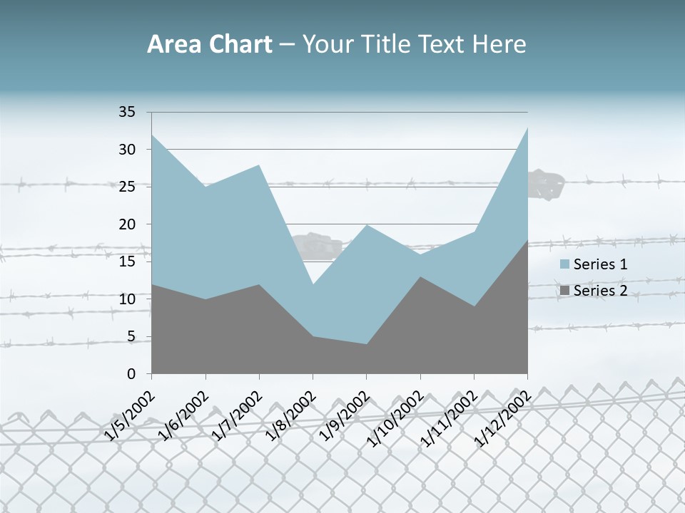 Wire Fences Barbed Wire PowerPoint Template