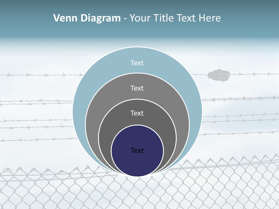 Wire Fences Barbed Wire PowerPoint Template