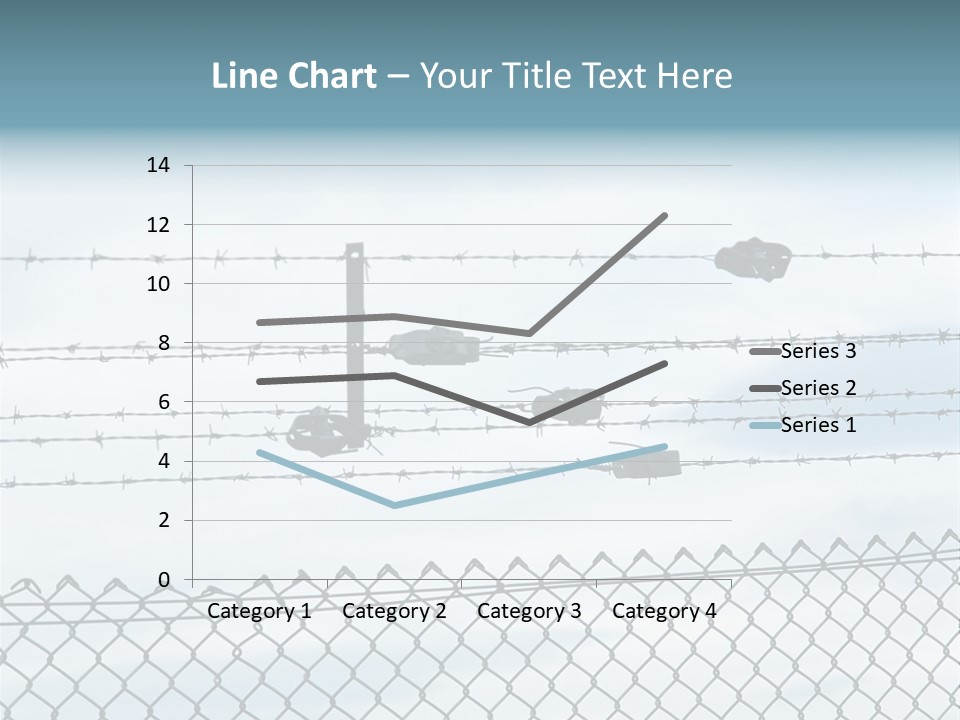Wire Fences Barbed Wire PowerPoint Template