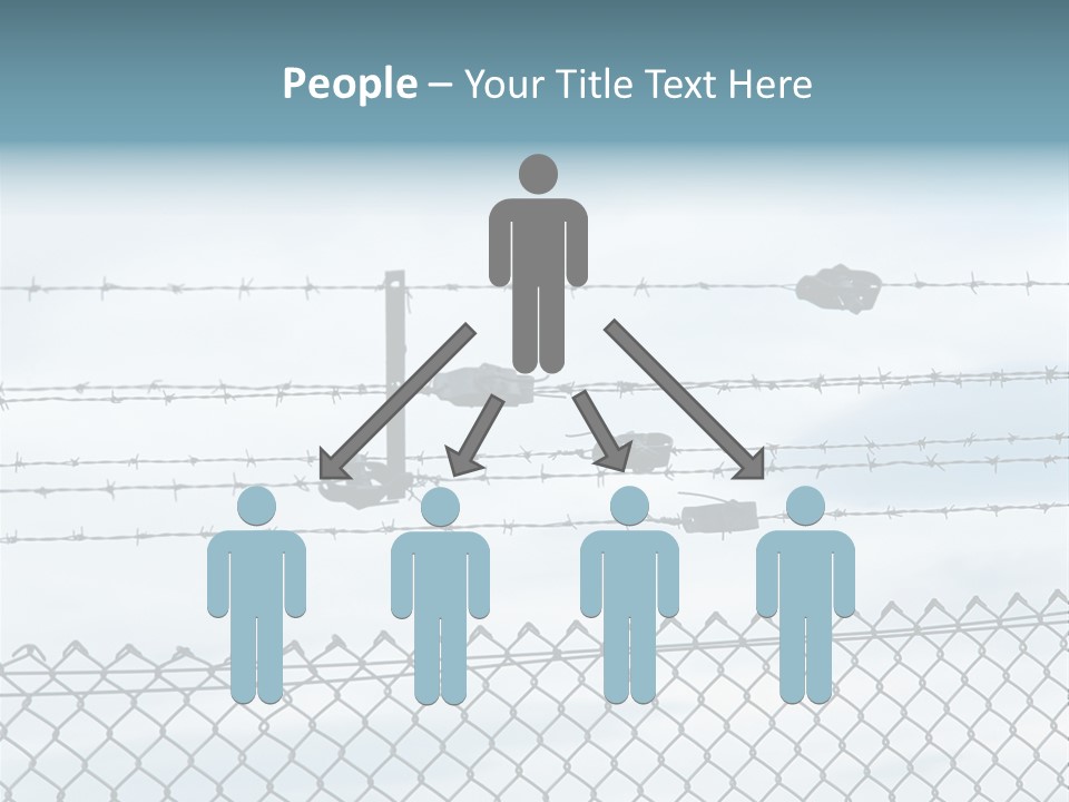 Wire Fences Barbed Wire PowerPoint Template
