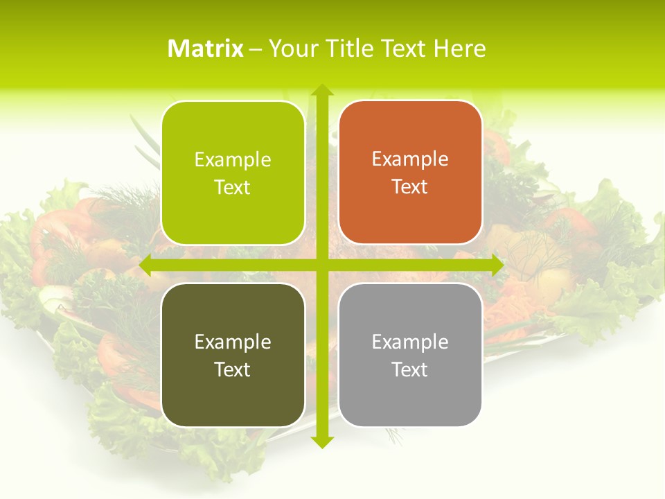 Green Dressing Diet PowerPoint Template