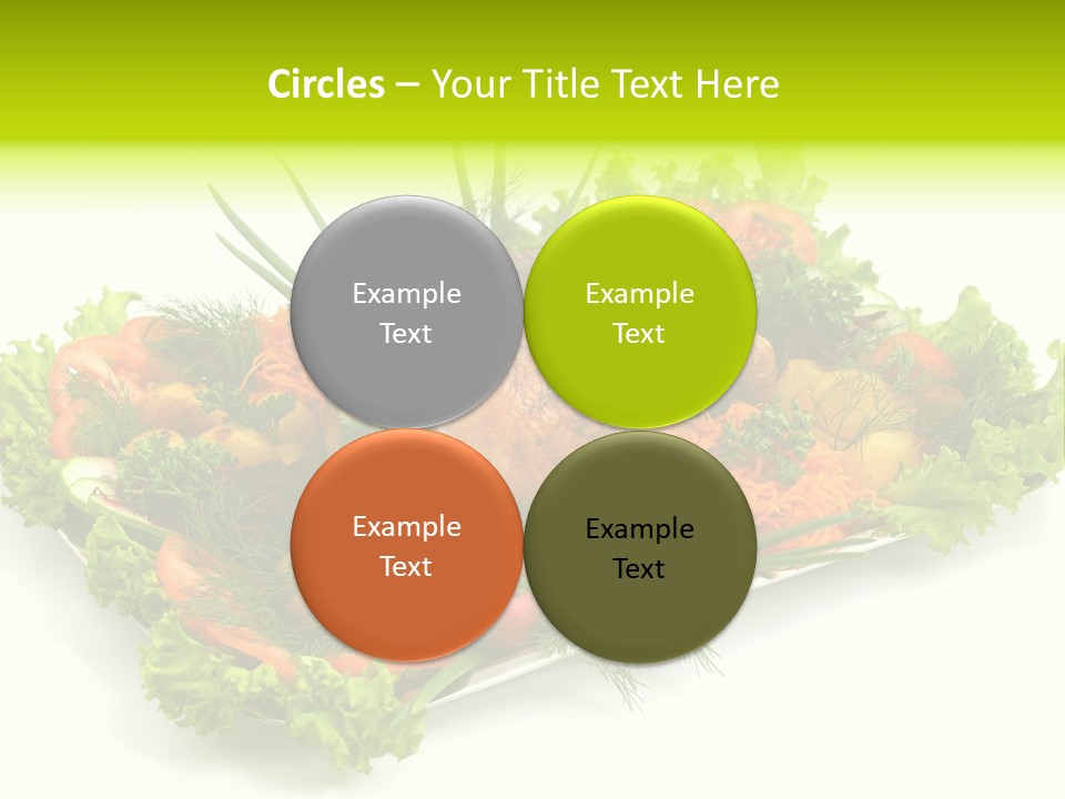 Green Dressing Diet PowerPoint Template