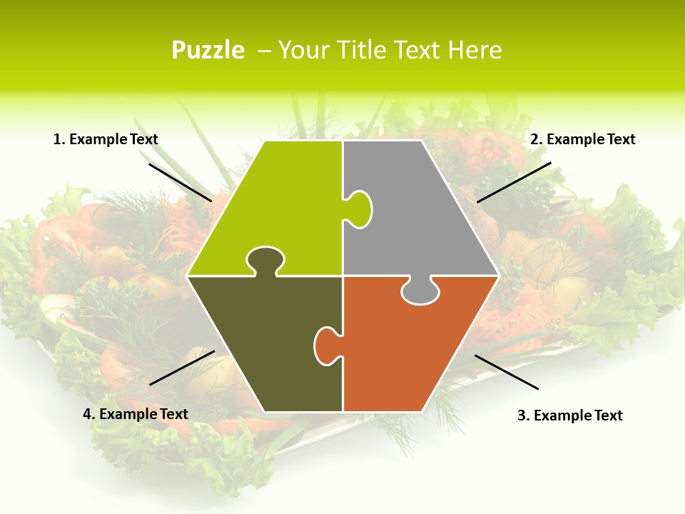 Green Dressing Diet PowerPoint Template