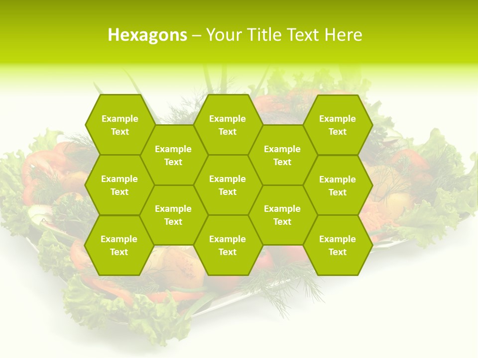 Green Dressing Diet PowerPoint Template