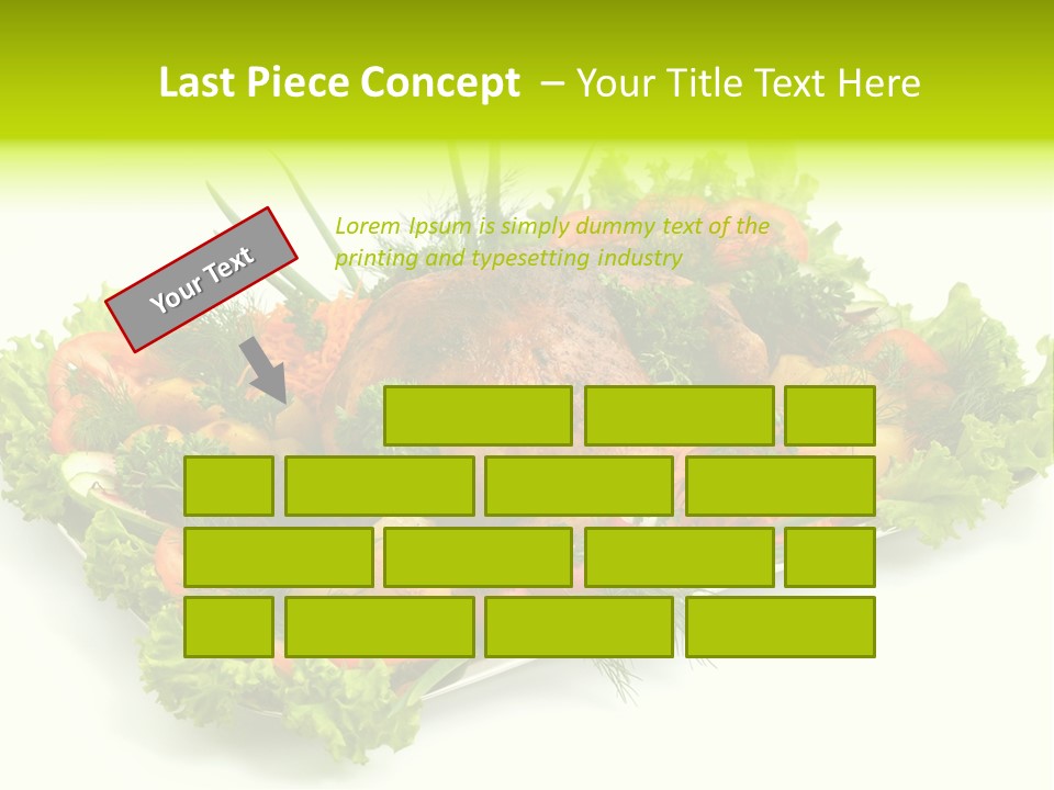 Green Dressing Diet PowerPoint Template