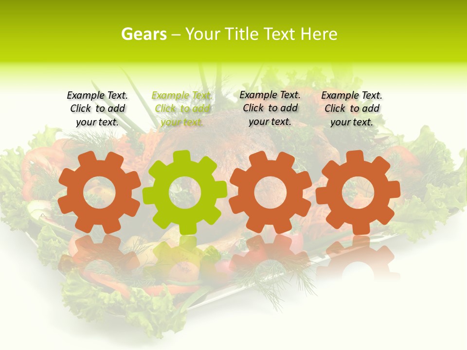 Green Dressing Diet PowerPoint Template