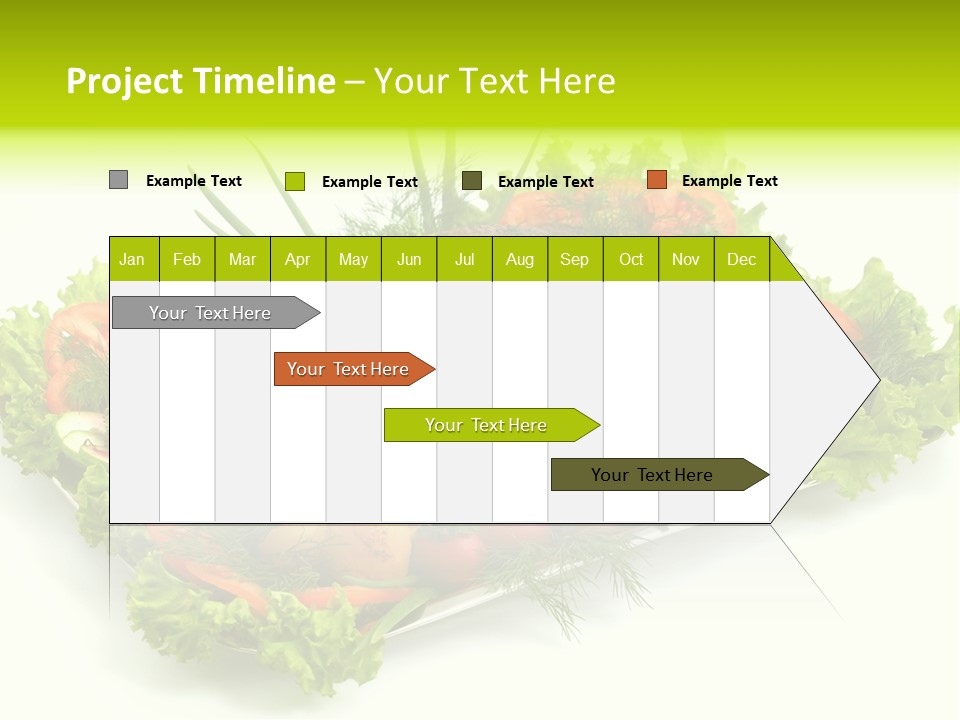 Green Dressing Diet PowerPoint Template