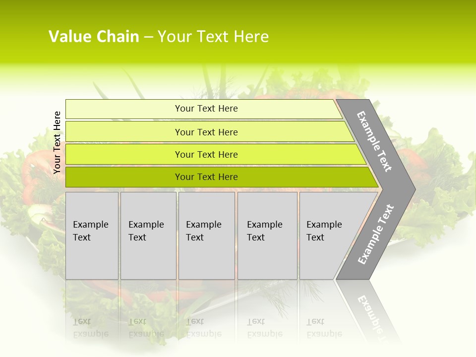 Green Dressing Diet PowerPoint Template