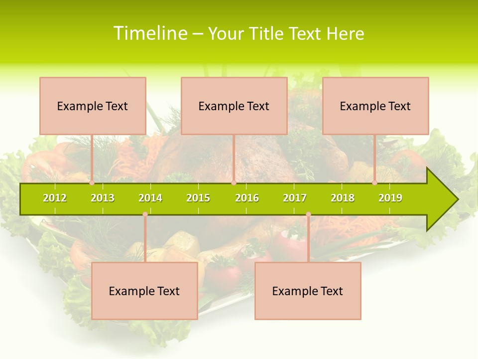 Green Dressing Diet PowerPoint Template