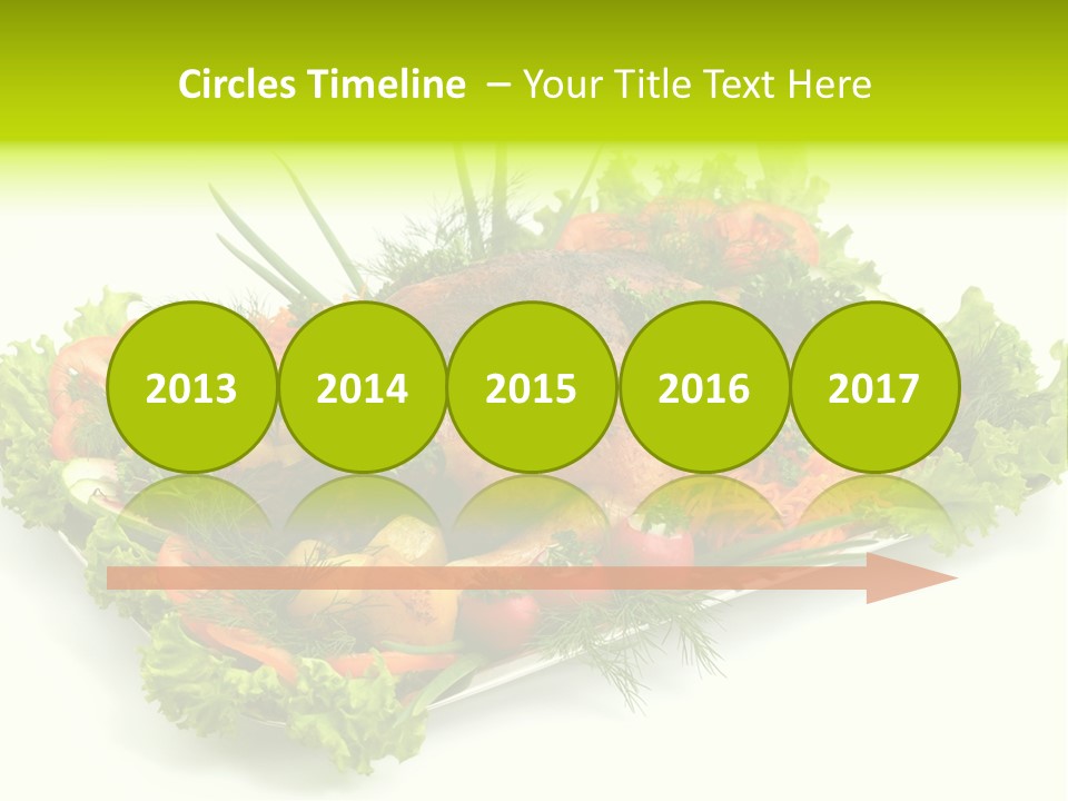 Green Dressing Diet PowerPoint Template