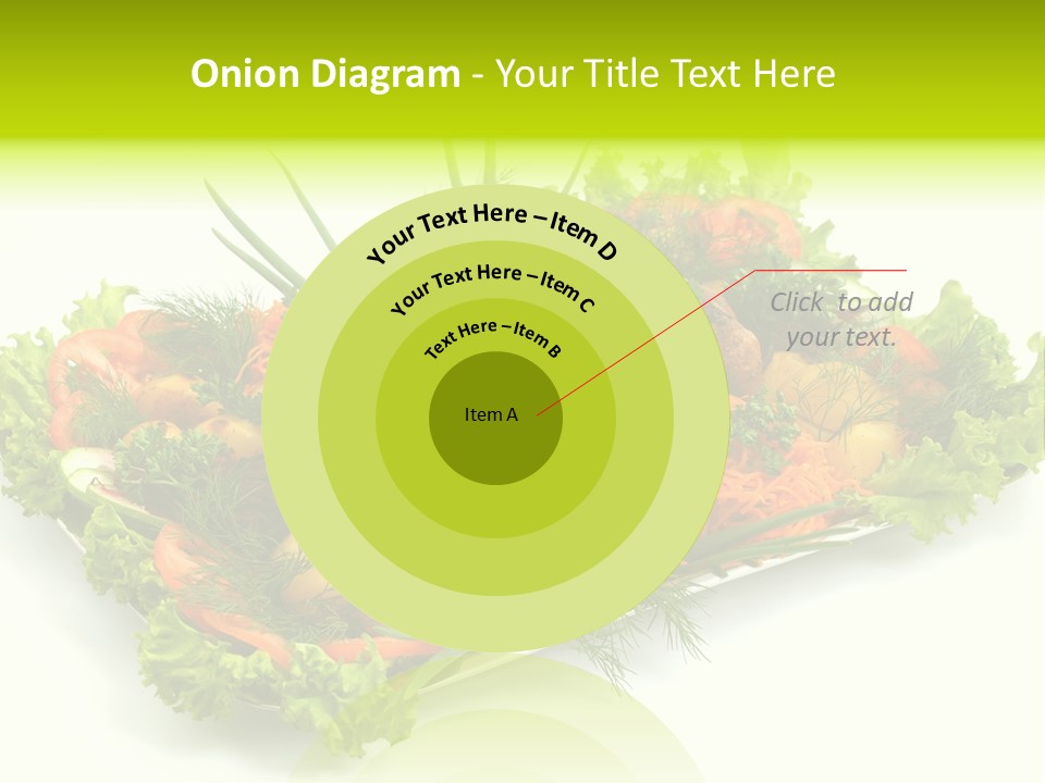 Green Dressing Diet PowerPoint Template