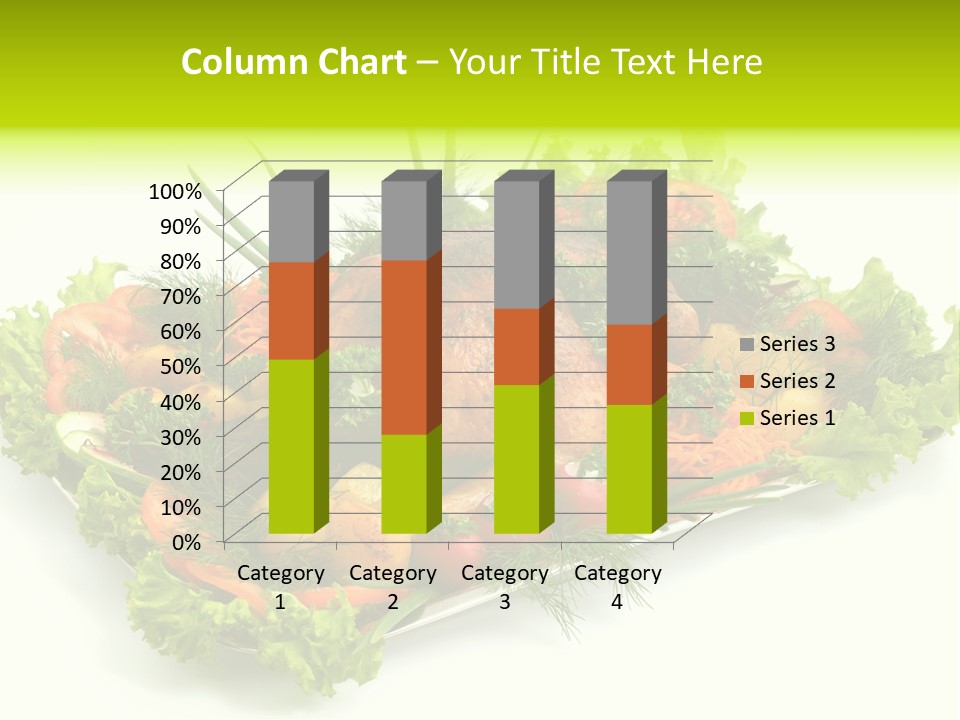 Green Dressing Diet PowerPoint Template