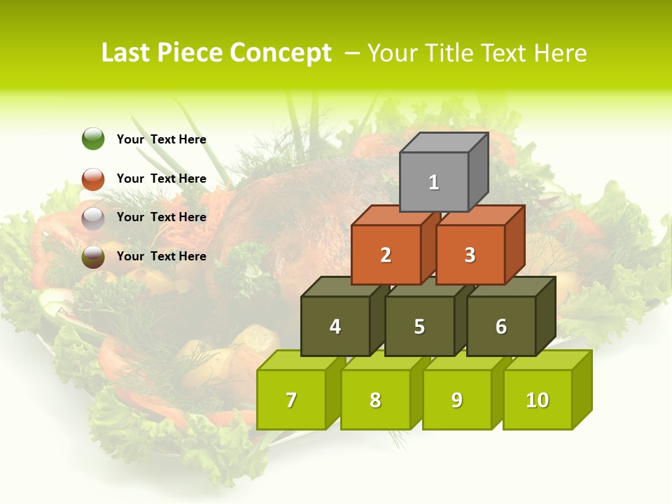 Green Dressing Diet PowerPoint Template