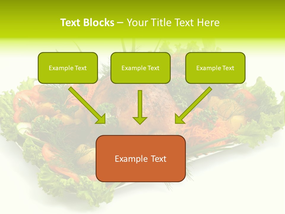 Green Dressing Diet PowerPoint Template