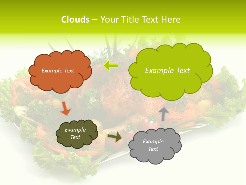 Green Dressing Diet PowerPoint Template