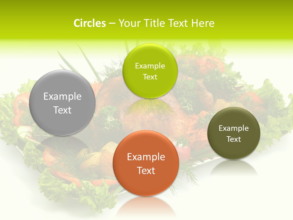 Green Dressing Diet PowerPoint Template