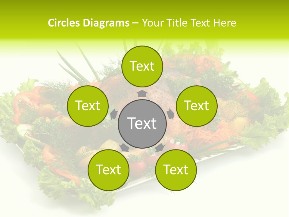 Green Dressing Diet PowerPoint Template