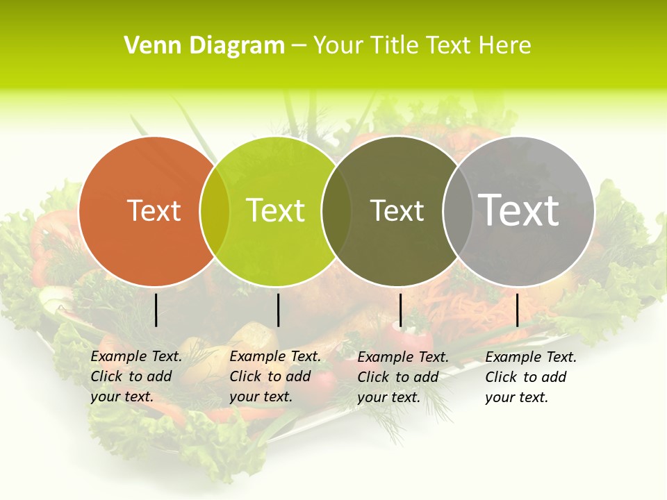 Green Dressing Diet PowerPoint Template