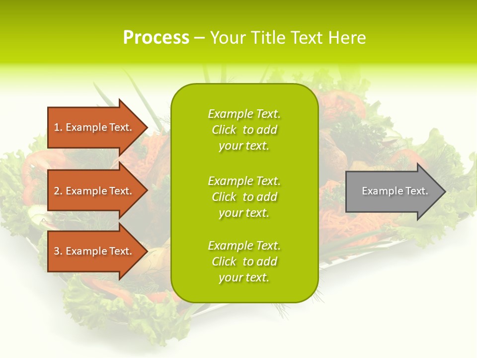 Green Dressing Diet PowerPoint Template