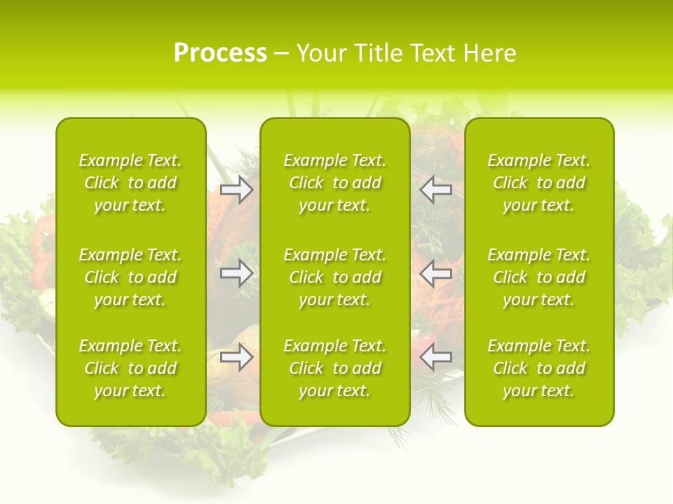 Green Dressing Diet PowerPoint Template
