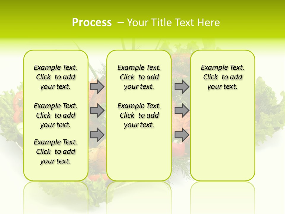 Green Dressing Diet PowerPoint Template