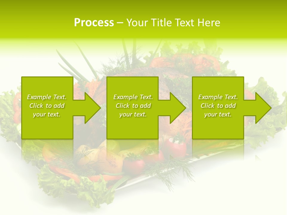 Green Dressing Diet PowerPoint Template