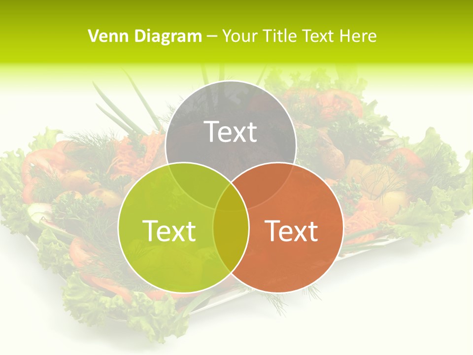Green Dressing Diet PowerPoint Template