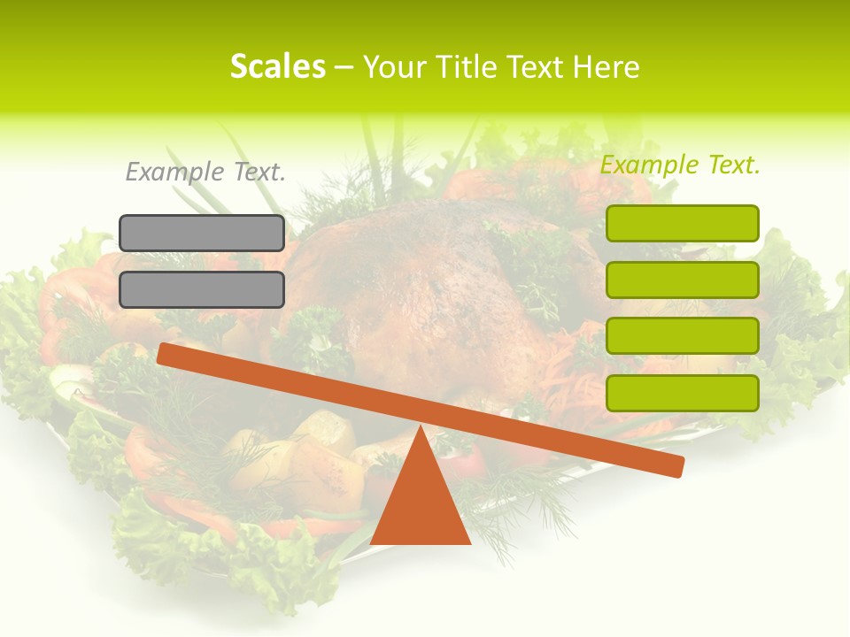 Green Dressing Diet PowerPoint Template
