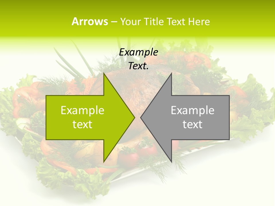 Green Dressing Diet PowerPoint Template