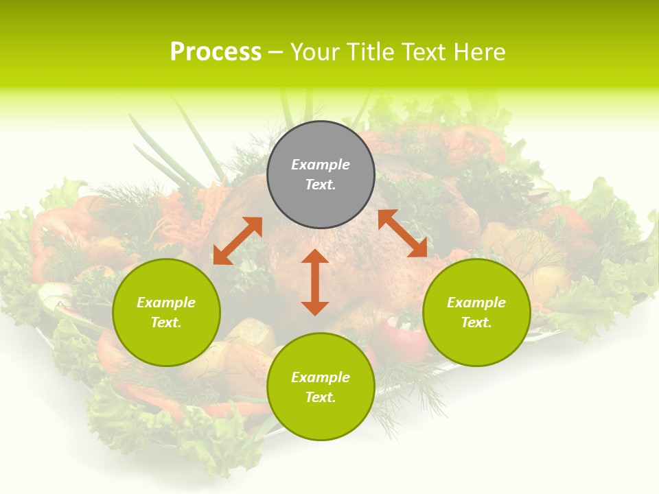 Green Dressing Diet PowerPoint Template