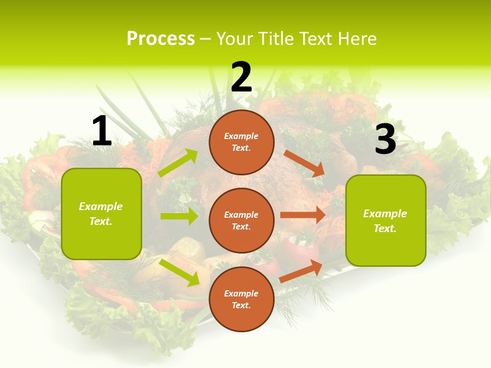 Green Dressing Diet PowerPoint Template
